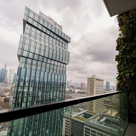Apartment Skyline Blick Frankfurt - Nahe Messe