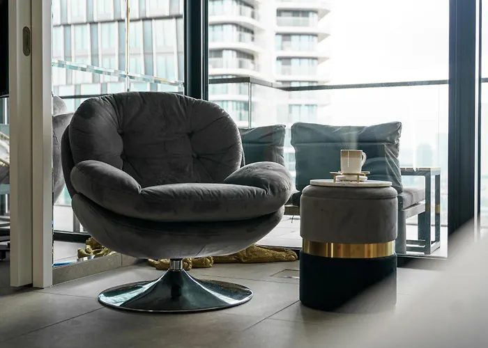 Apartment Skyline Blick Frankfurt - Nahe Messe *