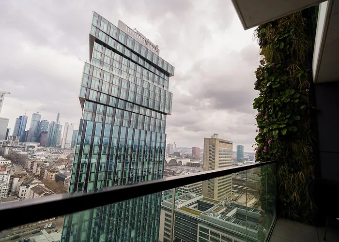 Apartment Skyline Blick Frankfurt - Nahe Messe