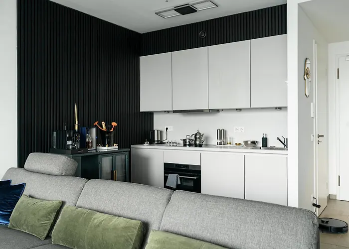 Apartment Skyline Blick Frankfurt - Nahe Messe *