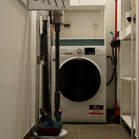 Skyline Blick Frankfurt - Nahe Messe Daire *