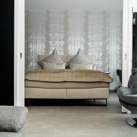 Skyline Blick Frankfurt - Nahe Messe