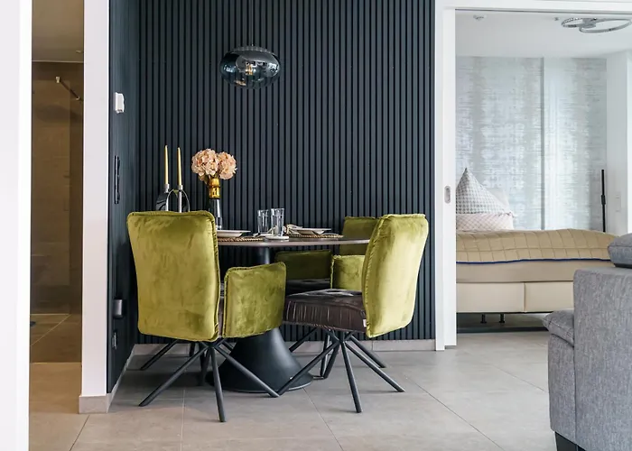 Skyline Blick Frankfurt - Nahe Messe Апартаменты Франкфурт-на-Майне