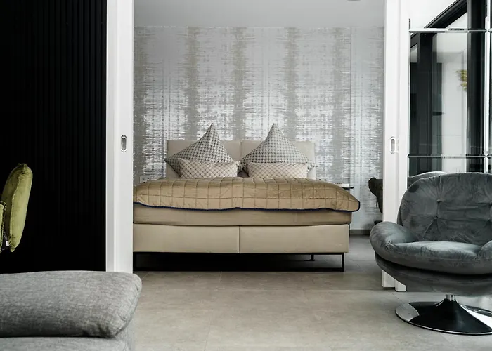 Skyline Blick Frankfurt - Nahe Messe